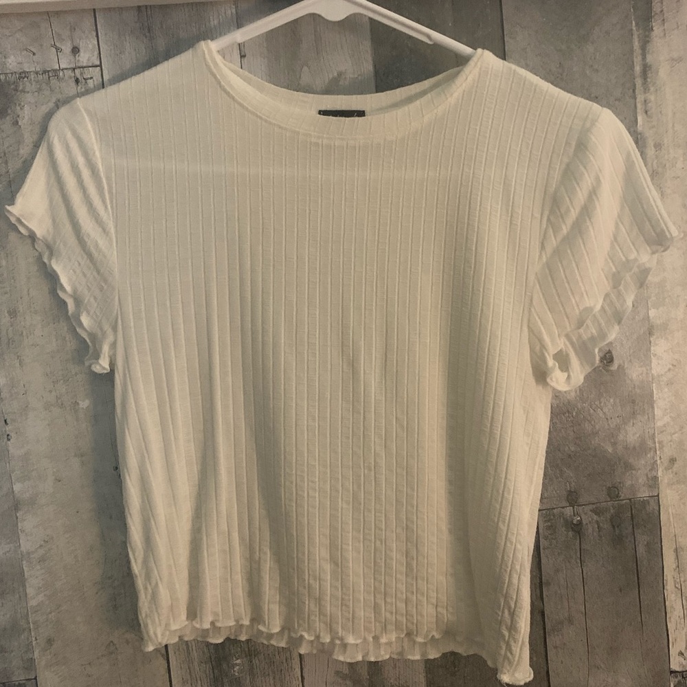 White cropped top!